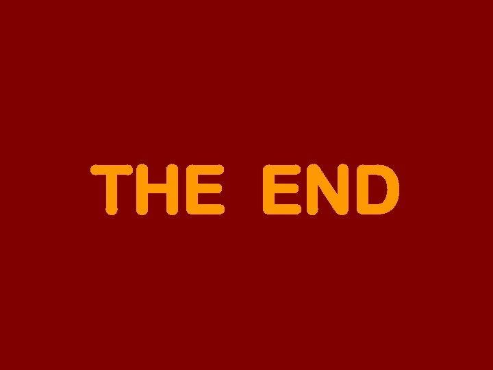 THE END 