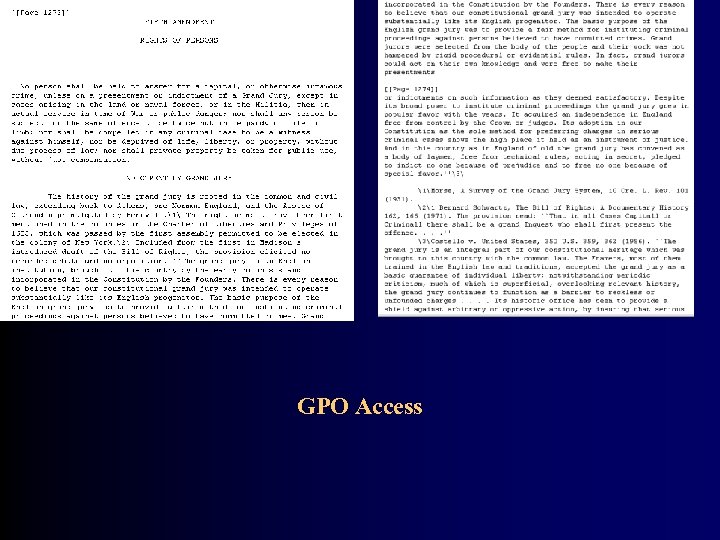 GPO Access 