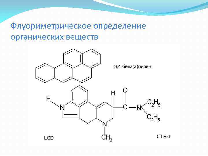 Флуориметрическое определение органических веществ 