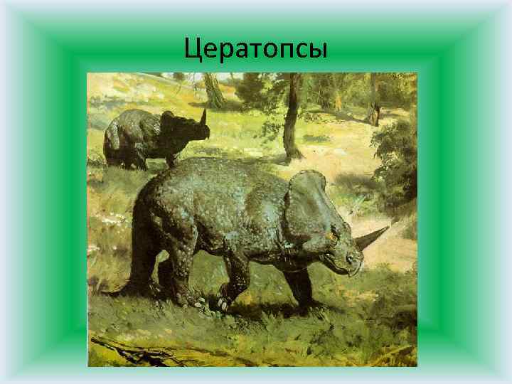 Цератопсы 