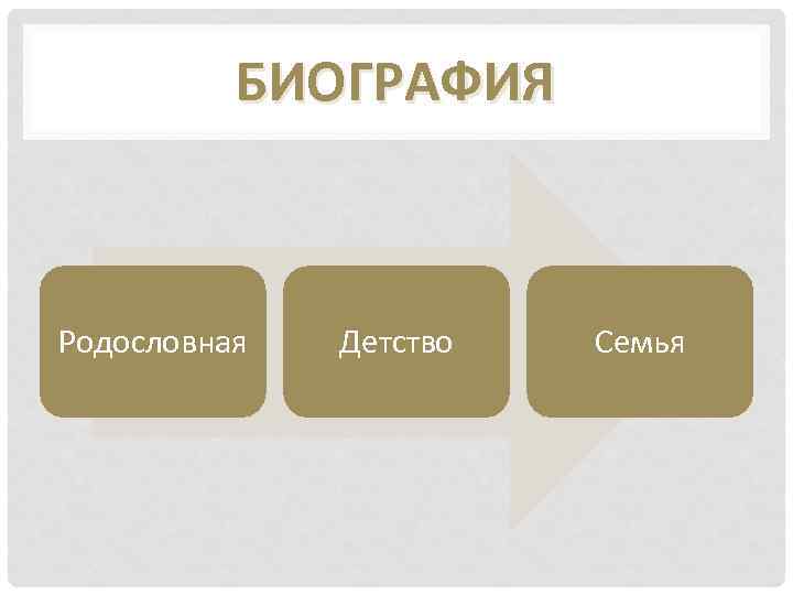 БИОГРАФИЯ Родословная Детство Семья 