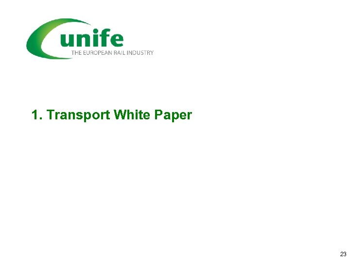 1. Transport White Paper 23 
