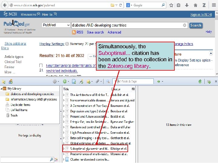 Simultaneously, the Suboptimal. . . citation has been added to the collection in the