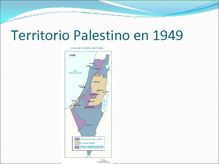 Territorio Palestino en 1949 