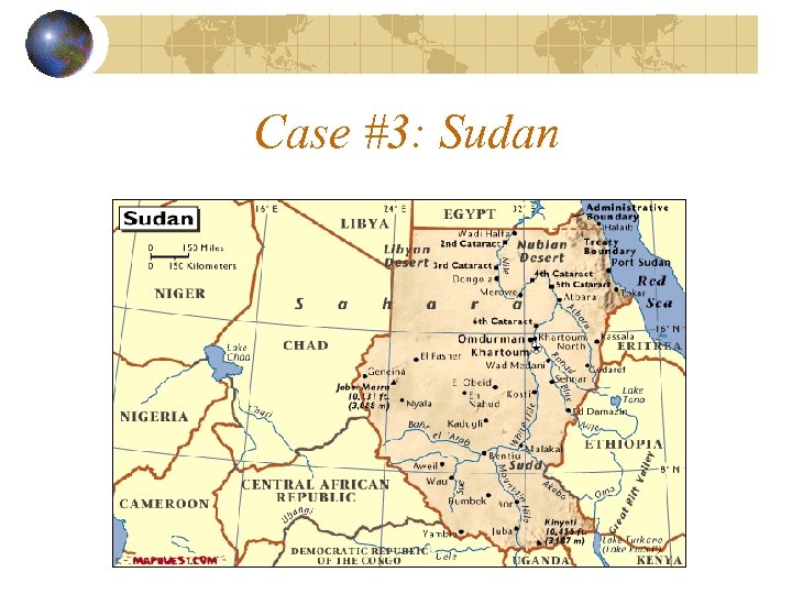Case #3: Sudan 