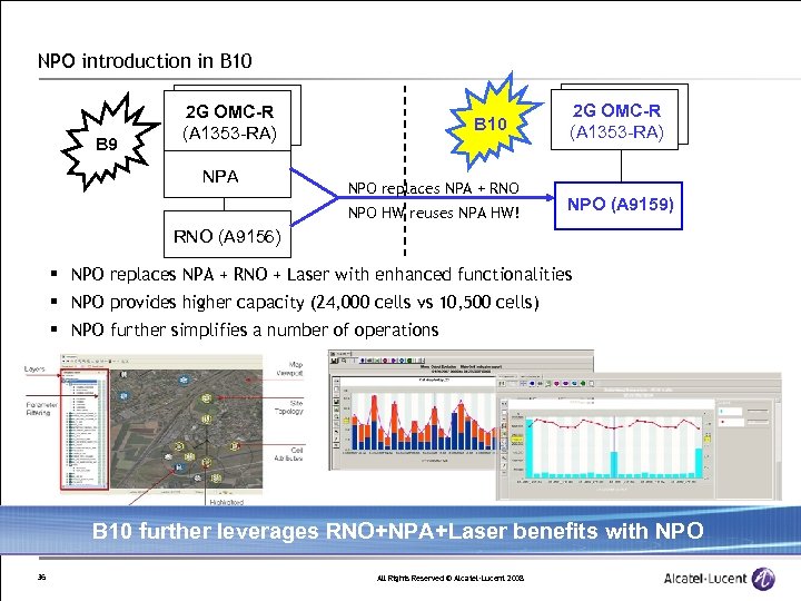 NPO introduction in B 10 B 9 2 G OMC-R (A 1353 -RA) NPA