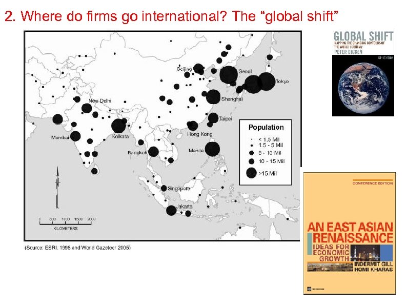 2. Where do firms go international? The “global shift” 