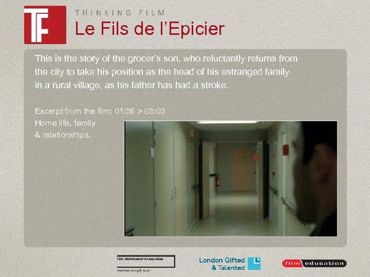 Le Fils de l’Epicier This is the story of the grocer’s son, who reluctantly