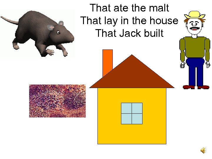That ate the malt That lay in the house That Jack built 