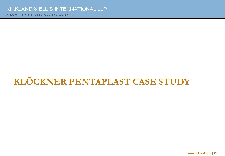 KIRKLAND & ELLIS INTERNATIONAL LLP A A A W W I F I M