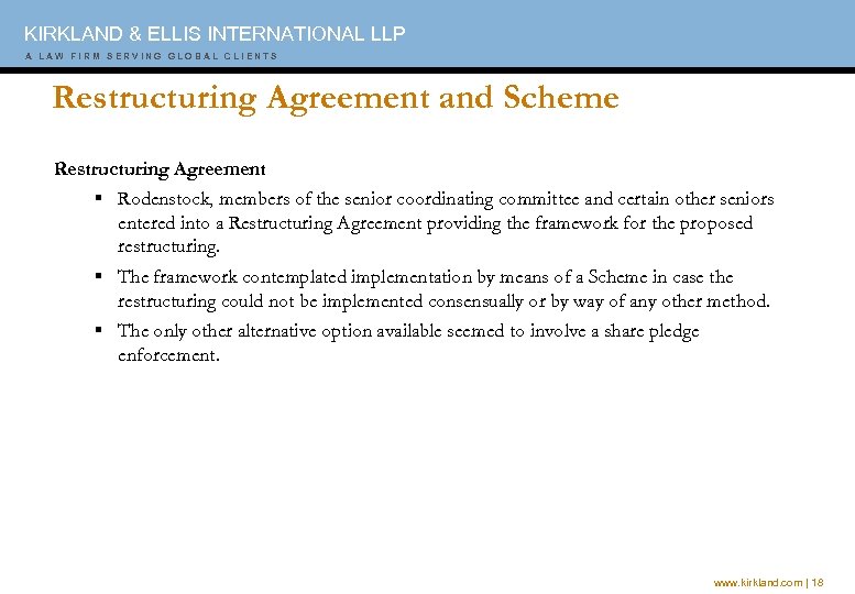 KIRKLAND & ELLIS INTERNATIONAL LLP A A A W W I F I M