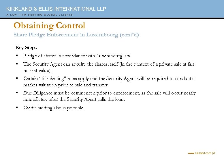 KIRKLAND & ELLIS INTERNATIONAL LLP A A A W W I F I M