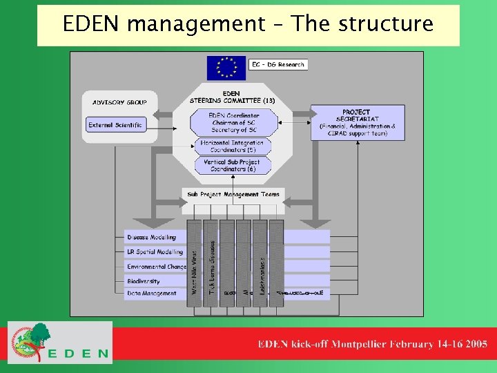 EDEN management – The structure 