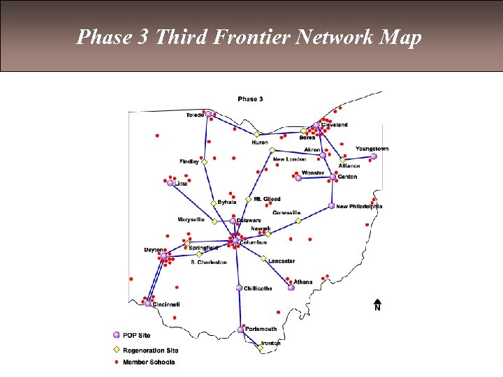 Phase 3 Third Frontier Network Map 