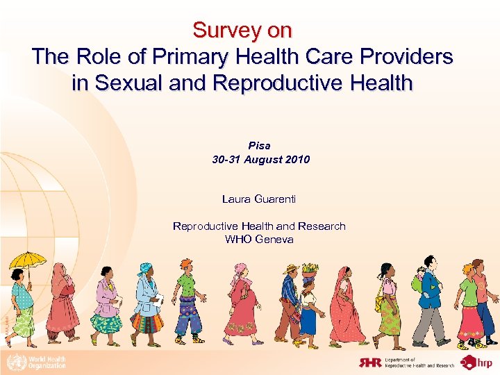 Survey on The Role of Primary Health Care Providers in Sexual and Reproductive Health