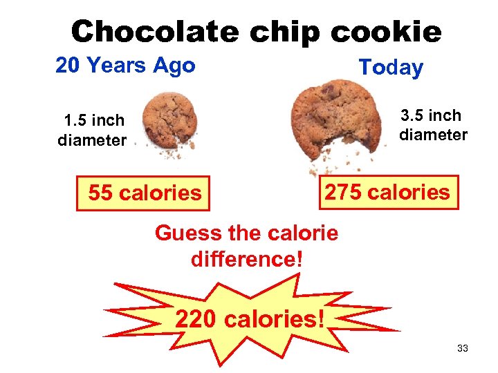 Chocolate chip cookie 20 Years Ago Today 3. 5 inch diameter 1. 5 inch