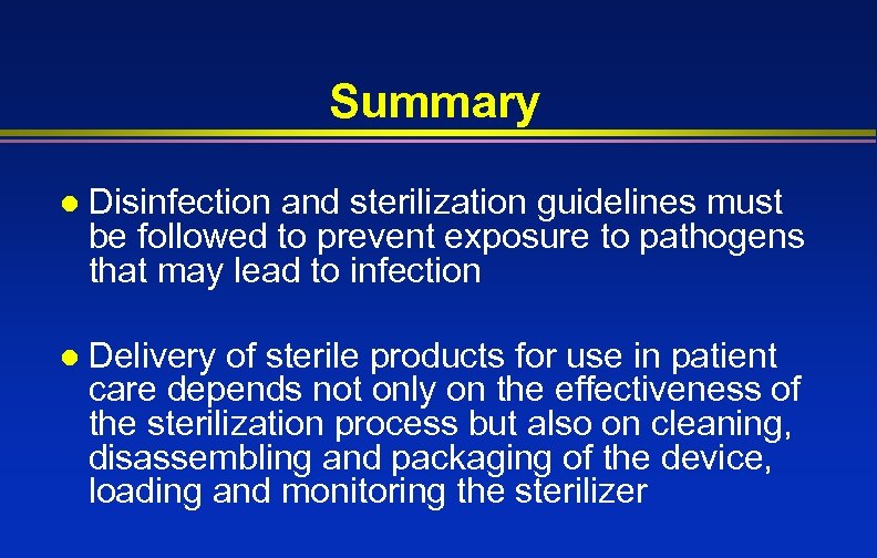 Cleaning Disinfection And Sterilization Meeting The CDC Guideline