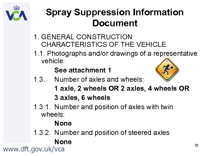 Spray Suppression Information Document 1. GENERAL CONSTRUCTION CHARACTERISTICS OF THE VEHICLE 1. 1. Photographs