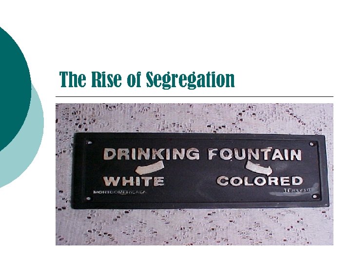 The Rise of Segregation 