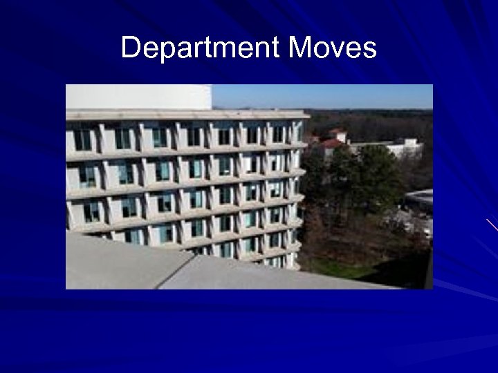 Department Moves 