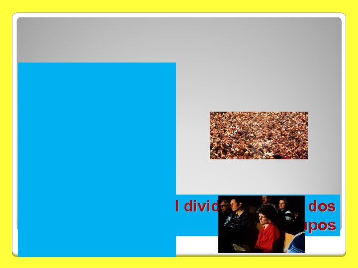 La humanidad dividida en solo dos grupos 
