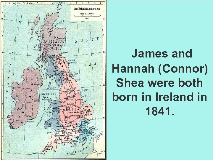  James and Hannah (Connor) Shea were both born in Ireland in 1841. 