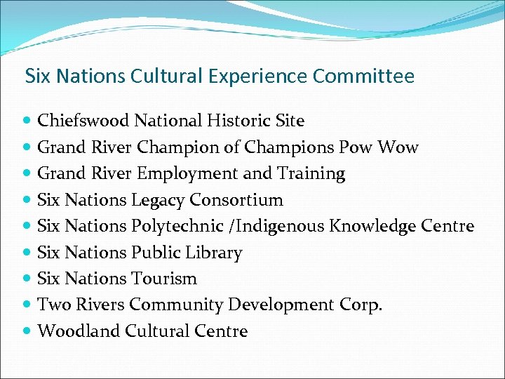 Six Nations Cultural Experience Committee Chiefswood National Historic Site Grand River Champion of Champions