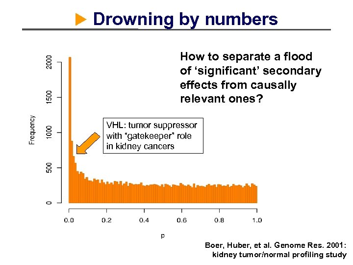 Drowning by numbers How to separate a flood of ‘significant’ secondary effects from