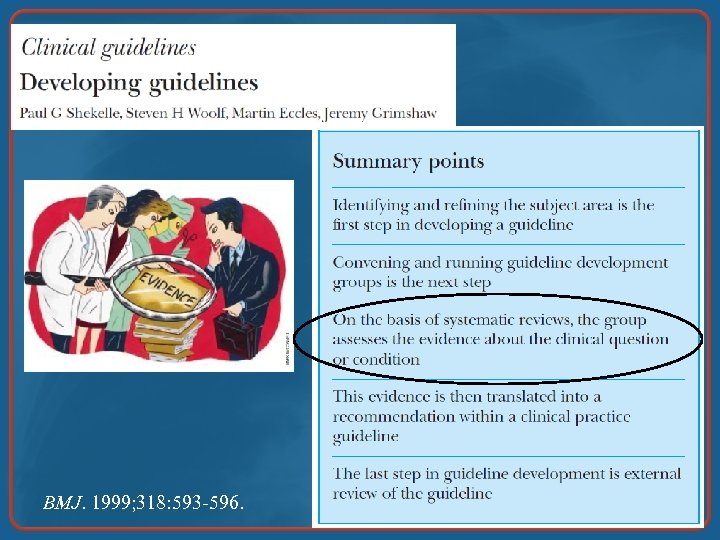 BMJ. 1999; 318: 593 -596. 