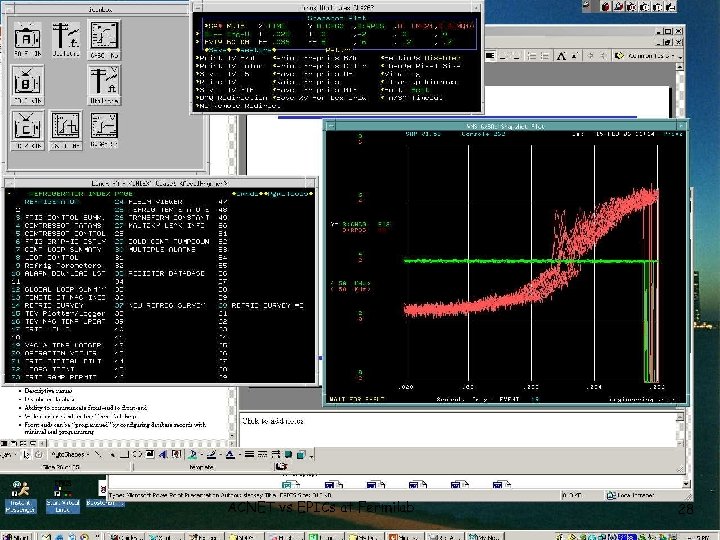 ACNET vs EPICs at Fermilab 28 