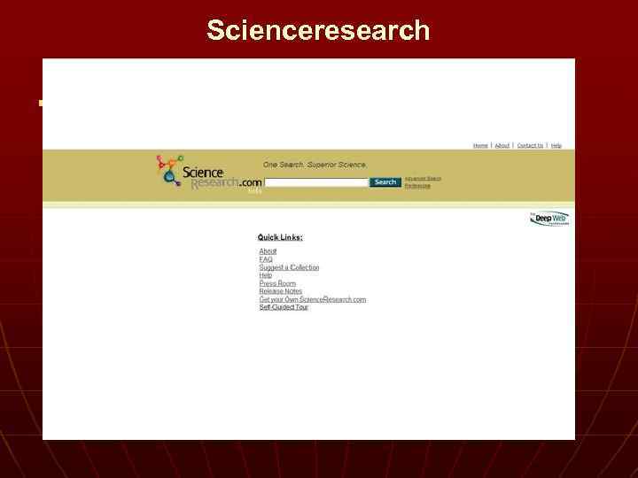 Scienceresearch n 
