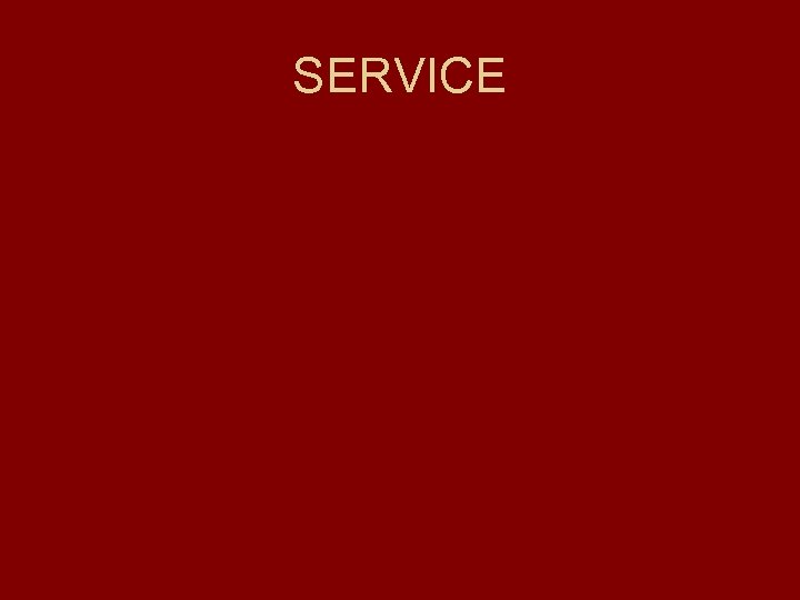 SERVICE 