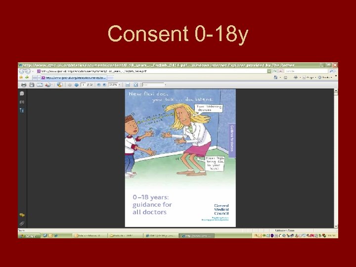 Consent 0 -18 y 