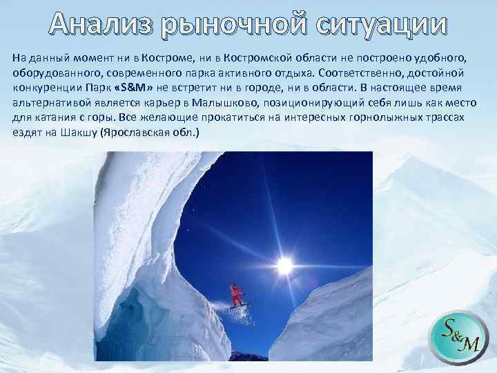 Анализ рыночной ситуации На данный момент ни в Костроме, ни в Костромской области не