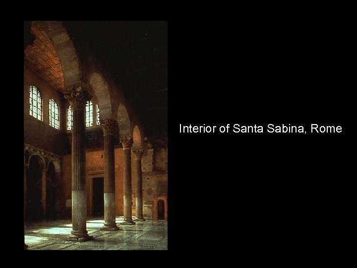 Interior of Santa Sabina, Rome 