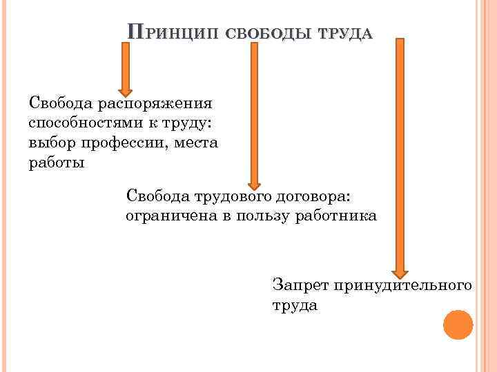 7 изучите принцип свободы труда представьте в виде схемы формы реализации свободы труда в россии