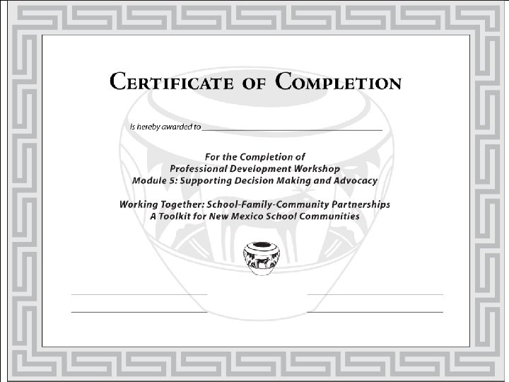 Celebrate Certificate here for mod 5 