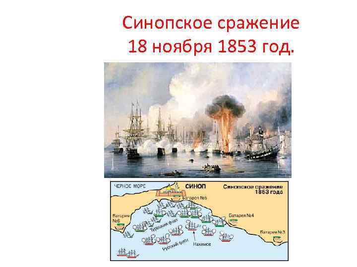 Синопское сражение 18 ноября 1853 год. 