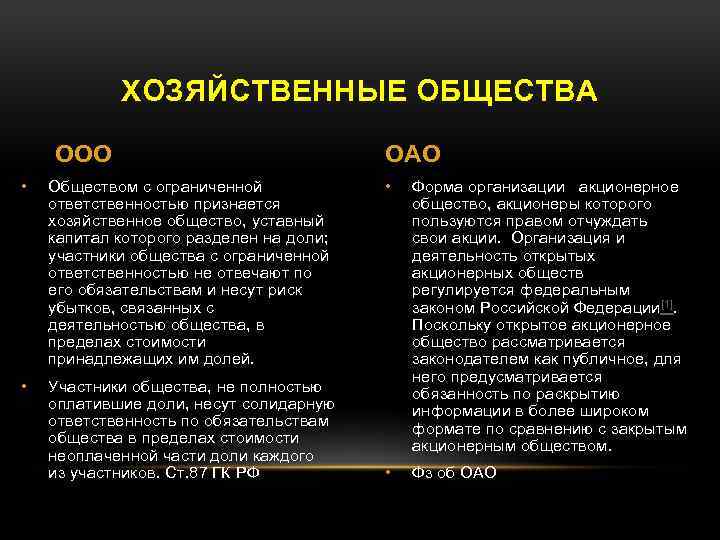 Акционерная ответственность. Хозяйственные общества участники. Хозяйственные общества ООО. Ответственность участников хозяйственного общества.