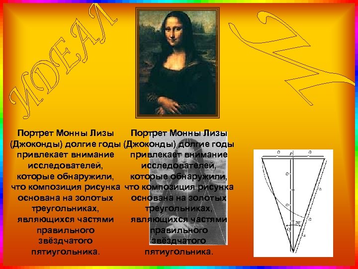 Портрет Монны Лизы (Джоконды) долгие годы привлекает внимание исследователей, которые обнаружили, что композиция рисунка