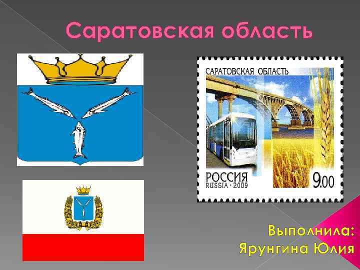 Саратовская область Выполнила: Ярунгина Юлия 