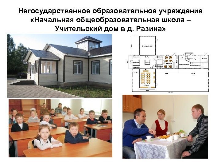 Негосударственное образовательное учреждение «Начальная общеобразовательная школа – Учительский дом в д. Разина» 