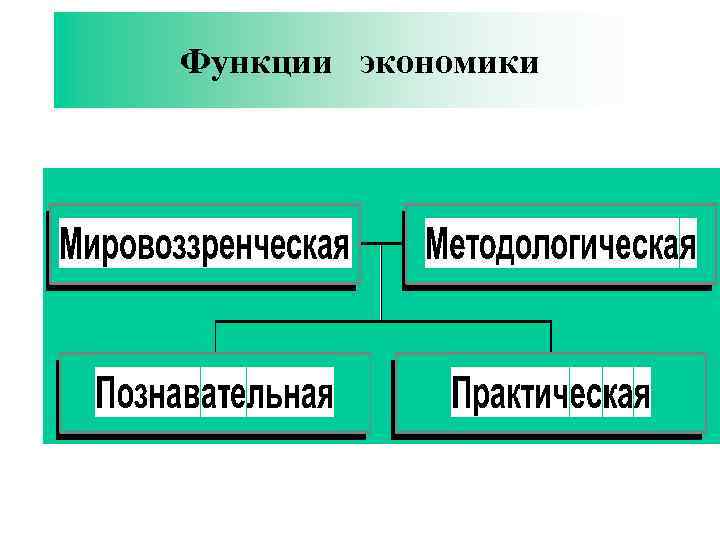 Функции экономики 