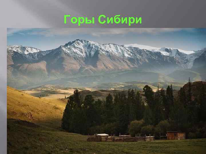 Горы Сибири 