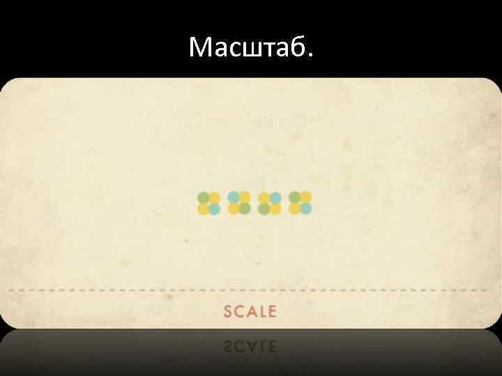 Масштаб. 