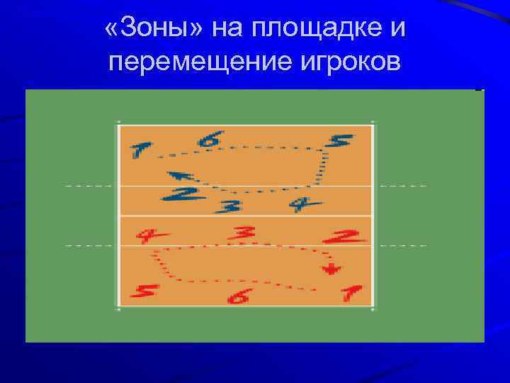  «Зоны» на площадке и перемещение игроков 