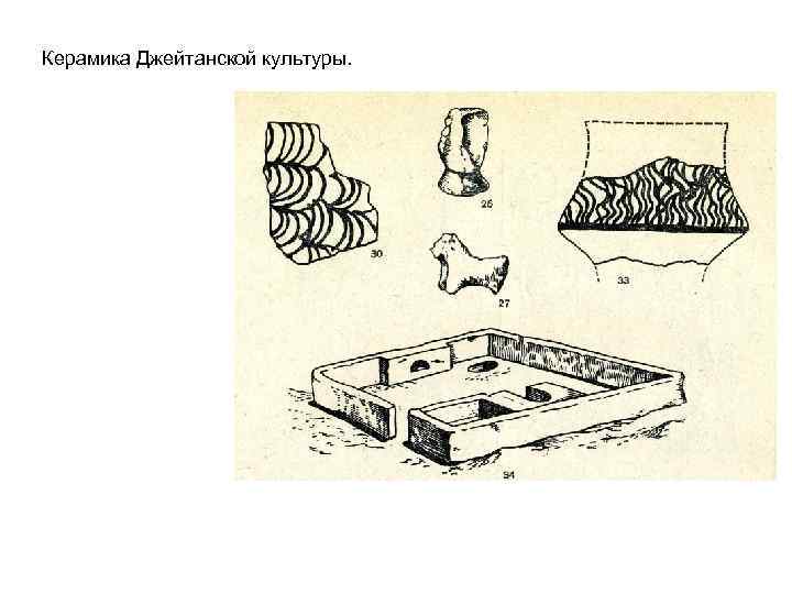 Керамика Джейтанской культуры. 