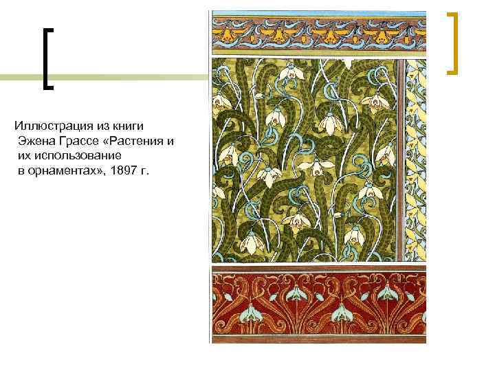 Иллюстрация из книги Эжена Грассе «Растения и их использование в орнаментах» , 1897 г.