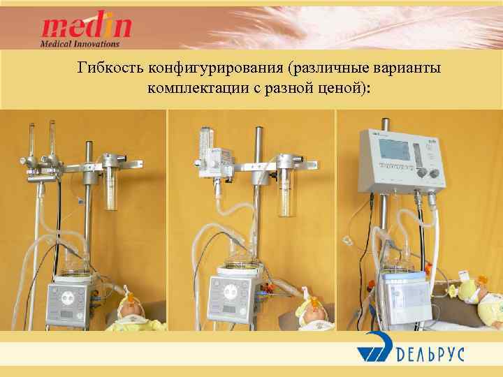 Гибкость конфигурирования (различные варианты комплектации с разной ценой): 