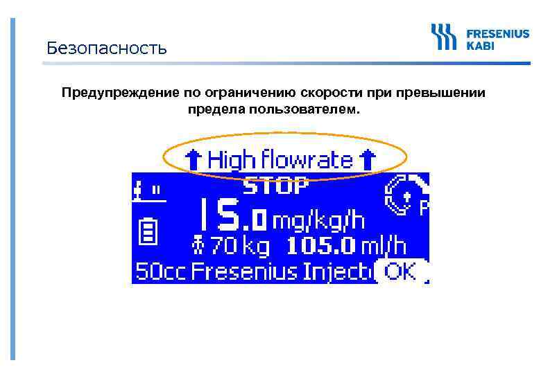 Безопасность Предупреждение по ограничению скорости превышении предела пользователем. 